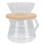 1 set streifenglas-kaffeefilter, wiederverwendbares mit tüll 8