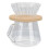 1 set streifenglas-kaffeefilter, wiederverwendbares mit tüll 10