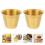 2Pcs Stainless Steel Sauce Holders Golden Multi-Function Kitchen Cups 5