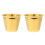 2Pcs Stainless Steel Sauce Holders Golden Multi-Function Kitchen Cups 8