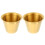 2Pcs Stainless Steel Sauce Holders Golden Multi-Function Kitchen Cups 6