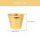 2Pcs Stainless Steel Sauce Holders Golden Multi-Function Kitchen Cups 4