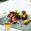 2Pcs Stainless Steel Sauce Holders Golden Multi-Function Kitchen Cups 10