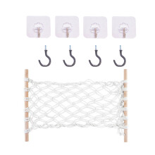 hängender macrame - und gemüseorganizer für schrank