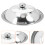 Pot Visible Lid Practical Kitchen Accessory 30x30cm Silver 3