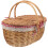 picknickkorb weiden mit griffen und , rustikal 2