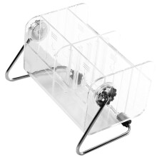 transparenter acryl-organizer mit mehreren fächern für zu hause