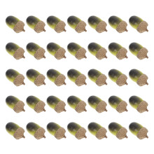50Pcs Mini Simulated Acorns Olive Green Foam Christmas Table Decor