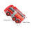 1 Set Fire Truck Pinatas with Blindfold Bat and Confetti 3
