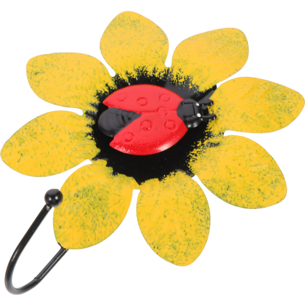 Flower Shape Wall Hook Iron 1pack 5.3x4.1x1.5in-image-OPC-PKKD7BP-NEW