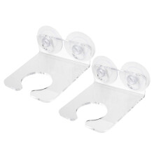 2 Pcs Wine Glass Rack Cup Bathroom Large Travel Transparent