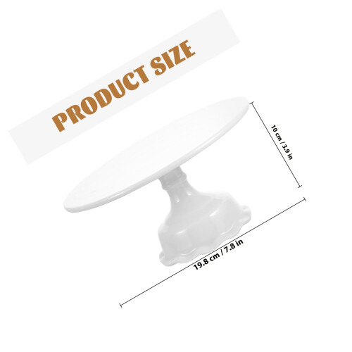 Ceramic Cake Stand Plate High Base Fruit Snack Tray Holder 1