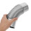 Stove Pipe Silver 1pcs 9.3x3.1x3.1in 7