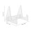 Acrylic Bookcase Office Display Stands Recipe Holder 11