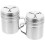 2 Pcs Containers Castor Utensils For Kitchen Sugar Bowl 7