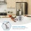 2 Pcs Containers Castor Utensils For Kitchen Sugar Bowl 10