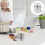 2 Pcs Containers Castor Utensils For Kitchen Sugar Bowl 6