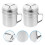 2 Pcs Containers Castor Utensils For Kitchen Sugar Bowl 4
