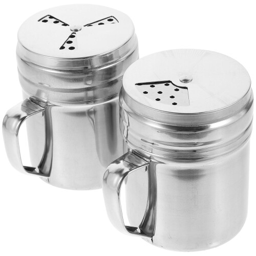 2 Pcs Containers Castor Utensils For Kitchen Sugar Bowl 2