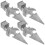 4 pcs fence caps for household railing finials replacement 8