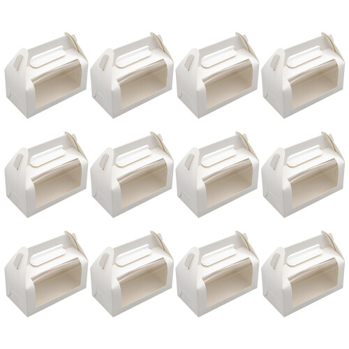 20 Pcs Portable Bread Boxes Handheld Baking Food Containers 1