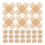 50pcs Chocolate Wrappers Hollow-Out 1