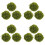 12 Pcs Artificial Hanging Topiary Plant Balls Green 5