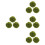12 Pcs Artificial Hanging Topiary Plant Balls Green 6