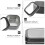 2pcs retro square tin box for candle jewelry storage 11