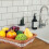 Woven Basket Bread Container Kitchen For Mesh Wicker Small 4