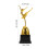 Ce Trophy Award Golden Plastic Elegant Design For Events 2