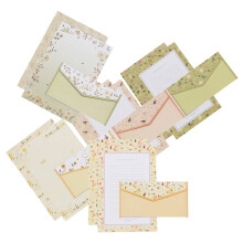 5 conf. 45 pz buste e carta , kit scolastico