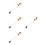 4pcs Mini House Mower Model PVC Garden Tool Decor 3