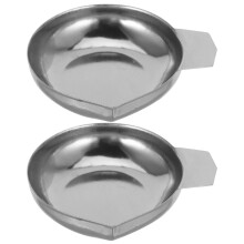 2 stück kleine Metallwägeschalen für Waage zum Wiegen zu Hause