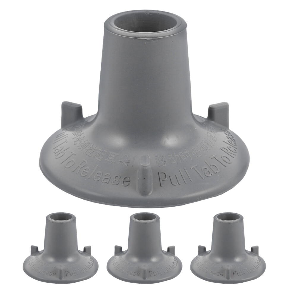 Artibetter 4Pcs Rubber Feet For Shower Chair With Suction Cup Anti-Slip Pad