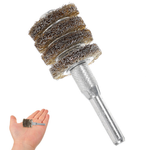 High-Strength Steel Wire Drill Brush Rust Remover for Polishing 2