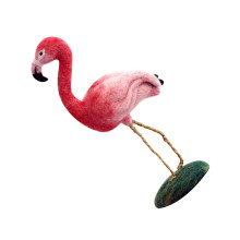 1Set DIY Filz Flamingo Material in Bunt Für Bastelspaß