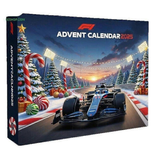 F1 Racing Advent Countdown Holiday Calendar Blind Box Christmas Tree Decoration 1