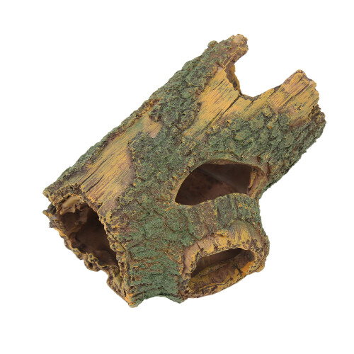 Holzstamm Aquarium Ornament Simulation Harz Fisch 2