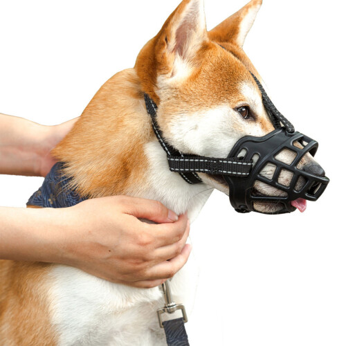 Maulkorb für Hunde, reflektierend, verstellbar, 2