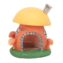 Aquarium-Pilz-Schloss-Ornament, Simulationsharz,