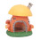 Aquarium-Pilz-Schloss-Ornament, Simulationsharz, 1