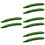 8Pcs Green Foam Cucumbers Artificial Lifelike Vegetable Models Decor 8