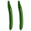 8Pcs Green Foam Cucumbers Artificial Lifelike Vegetable Models Decor 1