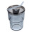 glaswasserbecher -flasche saftbecher mit deckel & 7