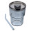 glaswasserbecher -flasche saftbecher mit deckel & 9
