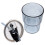 glaswasserbecher -flasche saftbecher mit deckel & 10