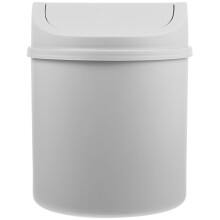 desktop-müllbehälter mit schwingdeckel für zuhause, büro, wohnheim