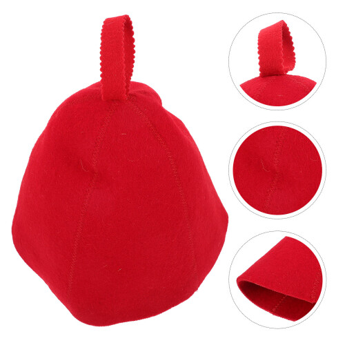 Felt Sauna Hat For Water Absorption Portable Supple Use 2