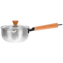 1 pc stainless steel japanese style small milk pot for instant noodles